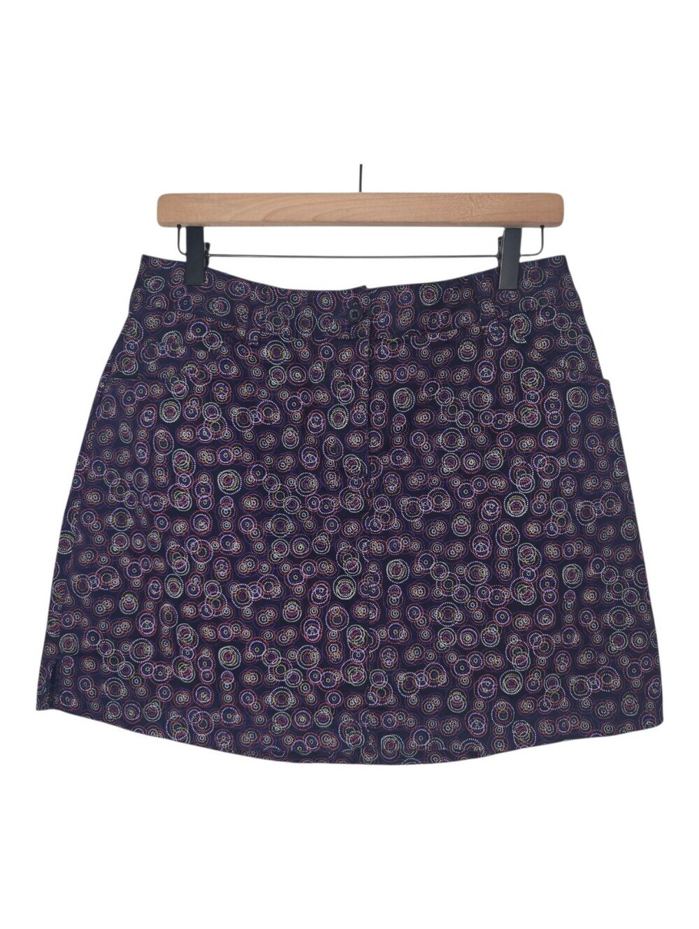 Slazenger Womens Purple Multi Colorful Geo Print Golf Skort Size 6